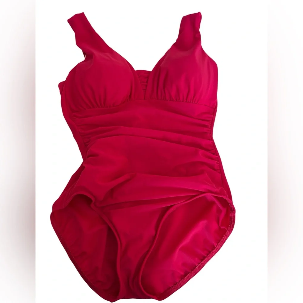 Lands End Slendersuit One Piece Bathing Suit - Picture 2 of 8